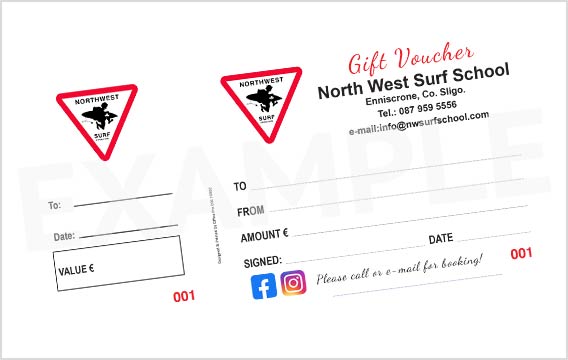 Gift Voucher - North West Surf School Enniscrone